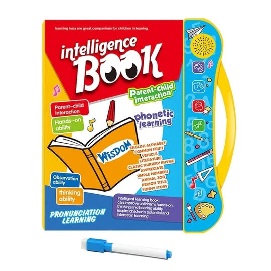 Colorful Audio Interactive Learning Book for toddlers with alphabet and phonics sounds